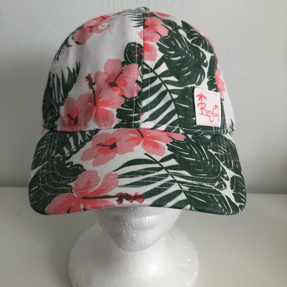 Ron Jon Hibiscus Tropical Print Ball Cap